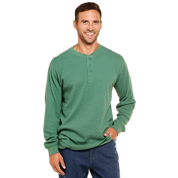 Mens Bass Creek Outfitters Thermal Henley - image 