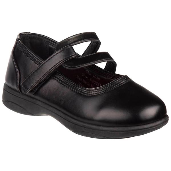 Little Girls Petalia(R) Mary Jane Hook & Loop Flats - image 