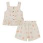 Girls &#40;4-6x&#41; Calvin Klein 2pc. Floral Peplum Top & Shorts Set - image 2
