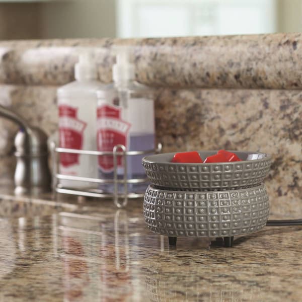 Candle Warmers Etc. Slate 2-in-1 Wax Warmer