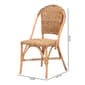 Baxton Studio Neola Bohemian Rattan 2pc. Dining Chair Set - image 8