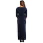 Womens SLNY 3/4 Embellished Sleeve Gown - image 2