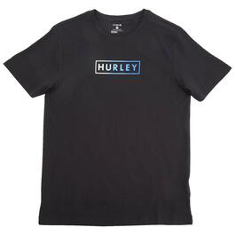 Young Mens Hurley Boxed Logo Short Sleeve Tee