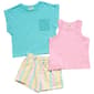 Girls &#40;7-12&#41; Jessica Simpson 3pc. Oversized Tee/Tank & Shorts Set - image 1