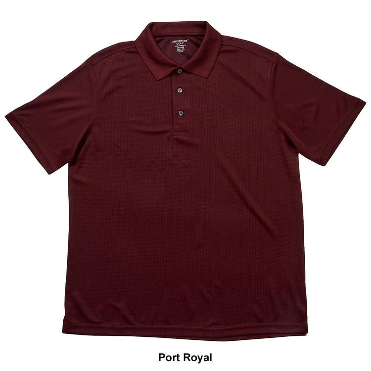 Mens Architect® Golf Grid Polyester Polo