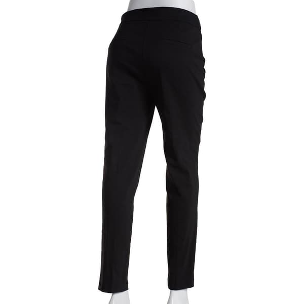 Womens Zac &amp; Rachel Soild Pull On Ankle Pants