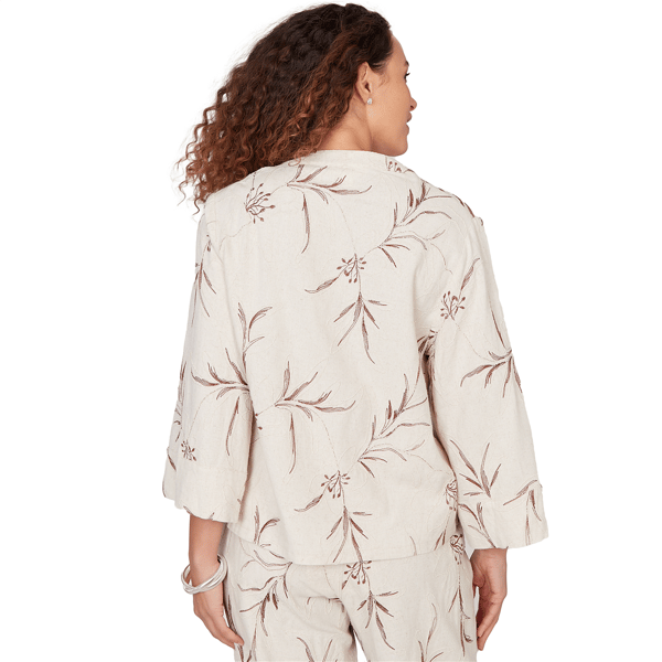 Womens Skye’s the Limit Blooming Pastels Embroidery Blouse