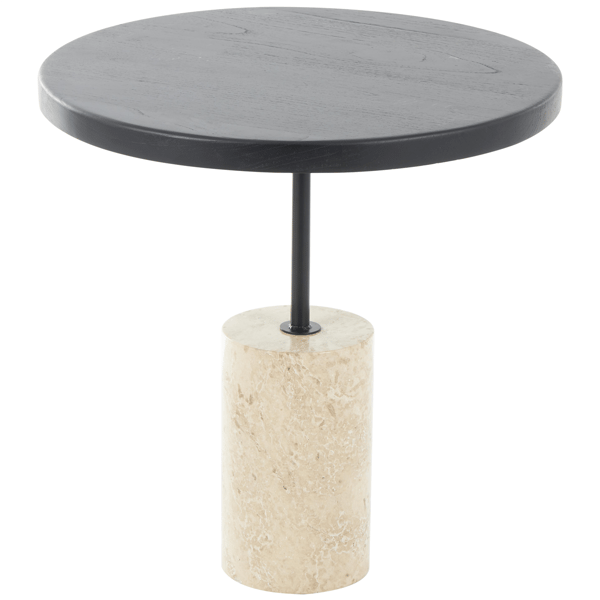 9th & Pike(R) Modern Black Wood Accent Table