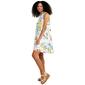 Womens Harlow & Rose Sleeveless Tropical Shift Dress - image 3