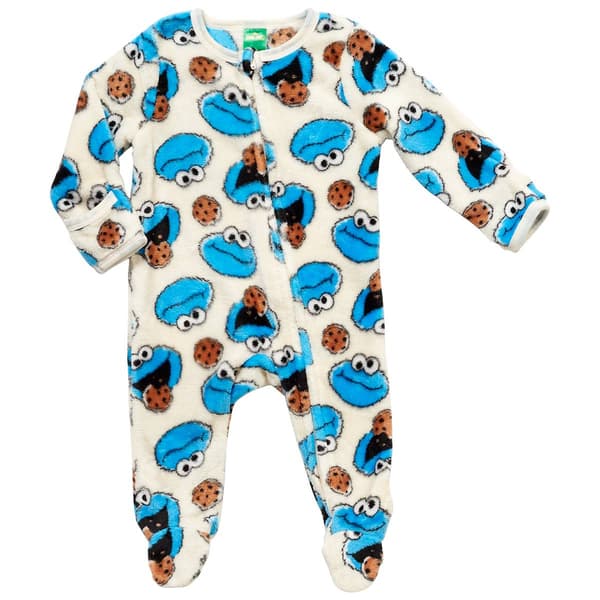 Baby Boy &#40;12-24M&#41; Sesame Street&#40;R&#41; Cookie Monster Plush Sleeper - image 