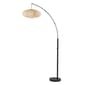 Adesso Corinne Black Arc Floor Lamp - image 1