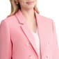 Petite Jones New York Solid Faux Double Breasted Tweed Blazer - image 4