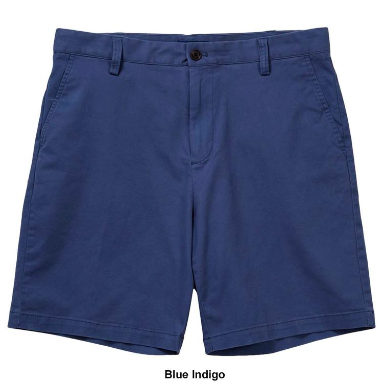 Mens Nautica Flat Front Stretch Deck Shorts