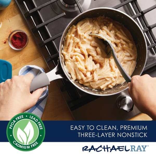 Rachael Ray Cook + Create 3qt. Aluminum Nonstick Saucier Pan