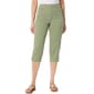 Womens Gloria Vanderbilt Amanda Solid 5-Pocket Capris - image 1