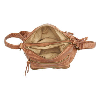 Stone Mountain Smoky Mountain Double Top Zip Hobo Handbag