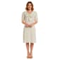 Womens Vivid Aura Short Sleeve Peter Pan Collar A-Line Dress - image 1