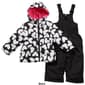 Baby Girl &#40;12-24M&#41; Pink Platinum&#174; Heart & Solid Snowsuit - image 2