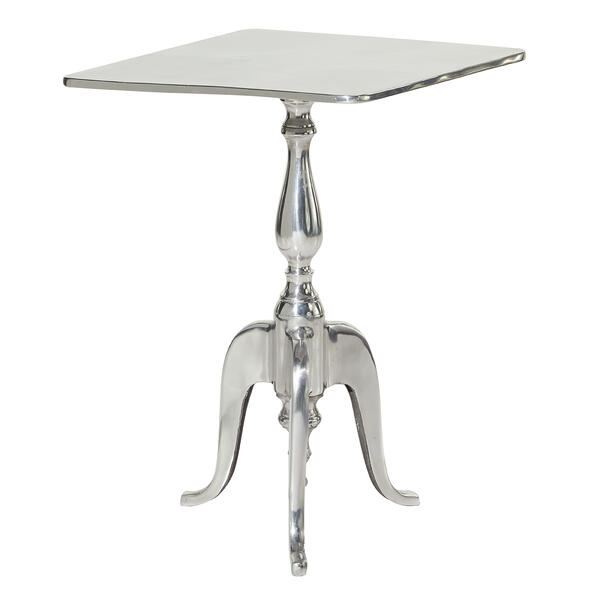 9th & Pike&#40;R&#41; Silver Aluminum Tapered Accent Table - image 