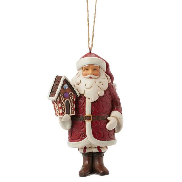 Jim Shore Gingerbread Santa Ornament