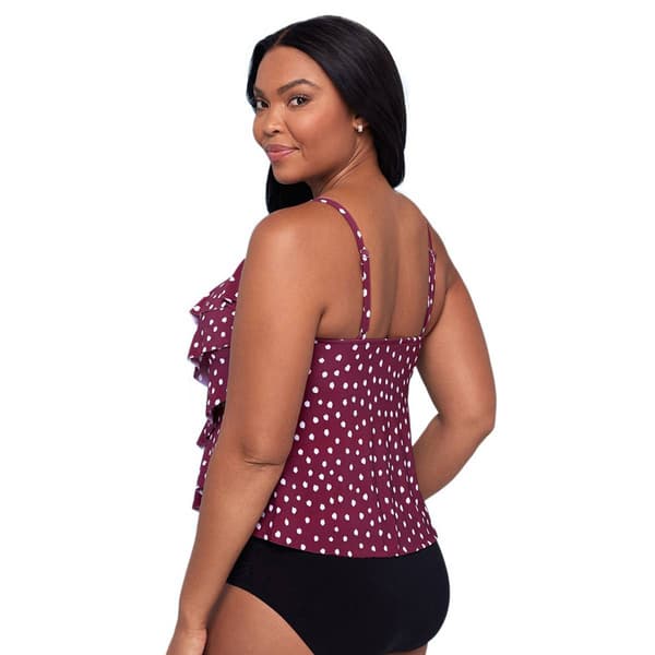 Womens Swimshaper Rachel Confetti Dot Tankini Swim Top