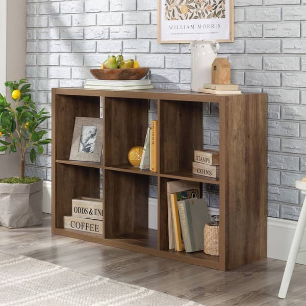 Sauder 6-Cube Organizer Bookcase