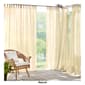 Elrene Darien Sheer Adhesive Loop Tab Top Window Curtain Panel - image 4