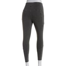 Womens Andrew Marc Sport 7/8 High Rise Mineral Wash Leggings