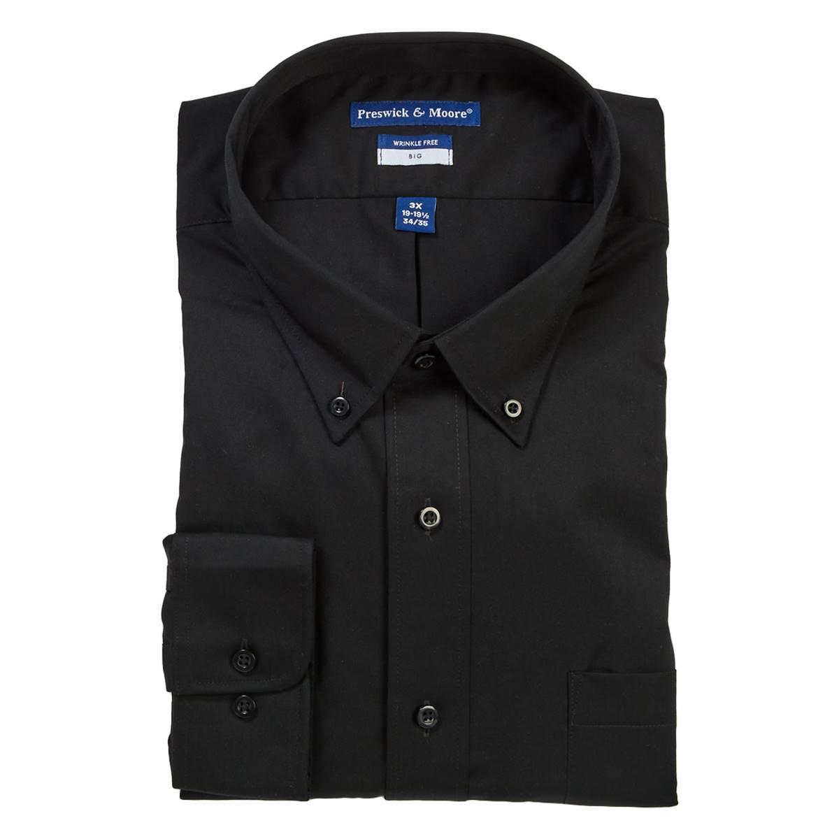 Mens Big & Tall Preswick & Moore® Stretch Dress Shirt -...