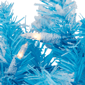 Northlight 9ft. Sky Blue Flocked Pine Christmas Garland - image 4