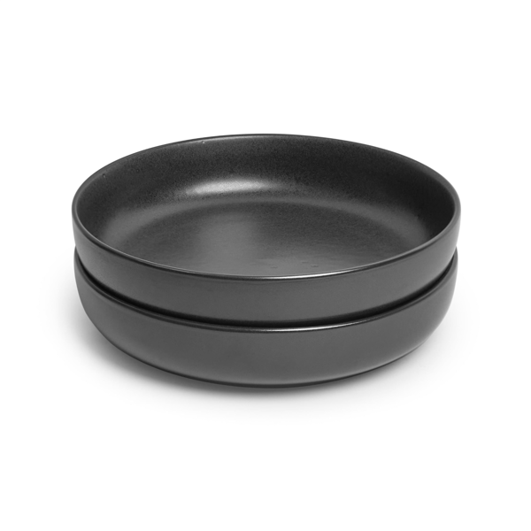 Sango Anderson Black 10in. Large Ceramic Serving Bowl - Set of 2 - image 