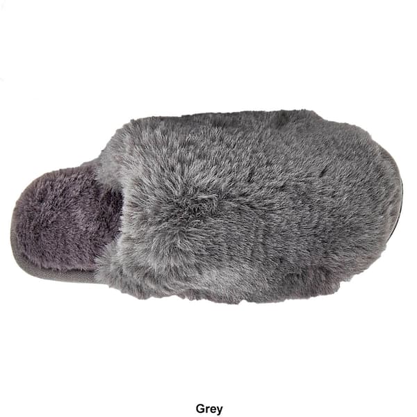 Womens Ella & Joy Faux Fur Slipper