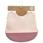 Baby Girl Lila & Jack 2pk. Pink Confetti & Solid Silicone Bibs - image 2