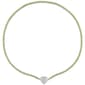 Sophia B Peridot & Created White Sapphire Collar Necklace - image 2