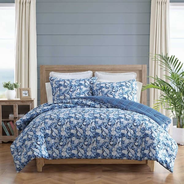 Laura Ashley Sweet Memories Reversible Comforter Set - image 