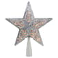 Northlight Seasonal 8.5in. Silver Glitter Star Tree Topper - image 1