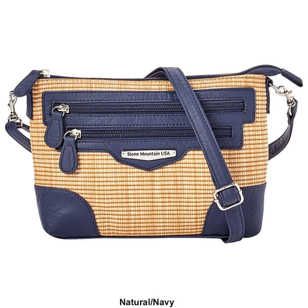 Stone Mountain Montego Bay Straw E/W 4 Bagger Crossbody
