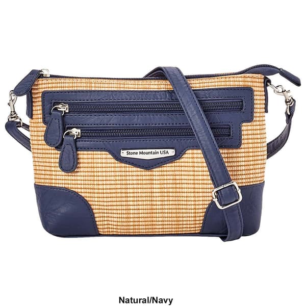 Stone Mountain Montego Bay Straw E/W 4 Bagger Crossbody