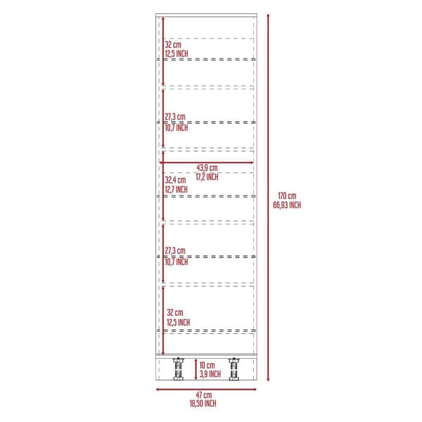 FM FURNITURE Ruan XL Shoe Rack