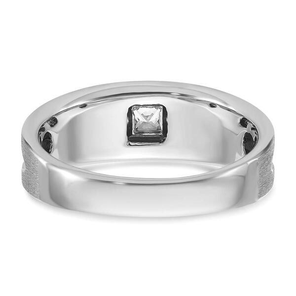 Mens Gentlemen&#8217;s Classics&#8482; 14kt. White Gold Square Diamond Ring