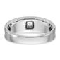 Mens Gentlemen’s Classics™ 14kt. White Gold Square Diamond Ring - image 5