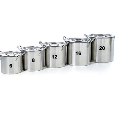 Stainless Steel Stockpot - 8qt.