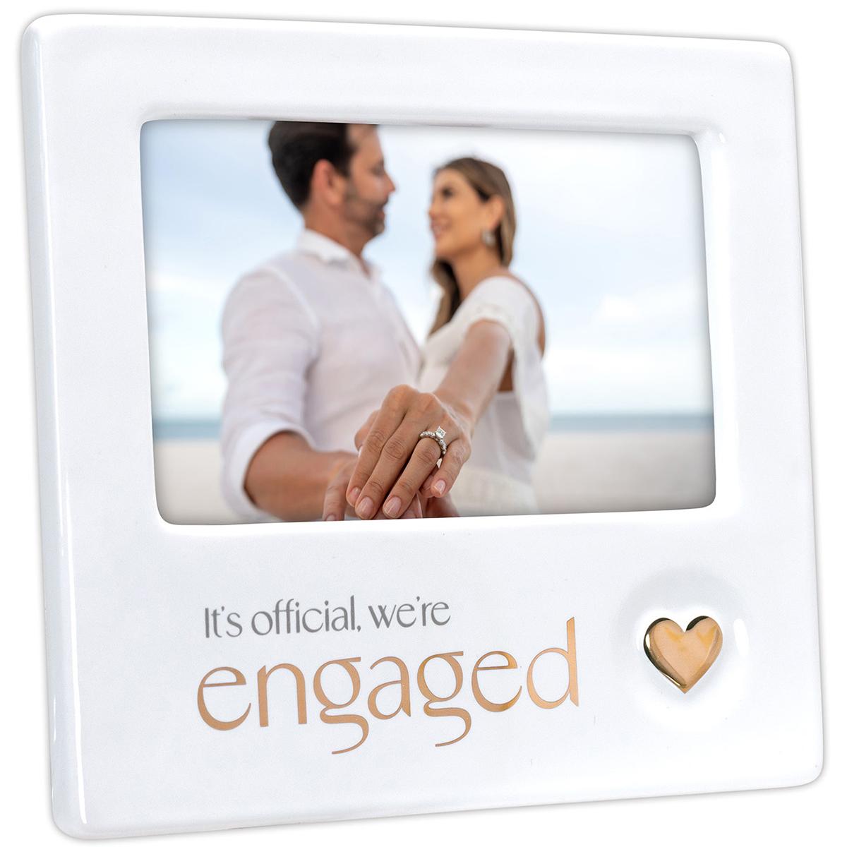 Malden We’re Engaged Frame - 4x6