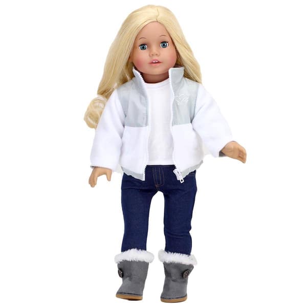 Sophia's® Nylon and Fleece Jacket and Boot Set