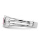 Mens Gentlemen’s Classics™ 14kt. Gold Ruby & 1/10ct. Diamond Ring - image 3