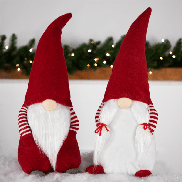 Northlight Standing Girl Gnome Christmas Figure