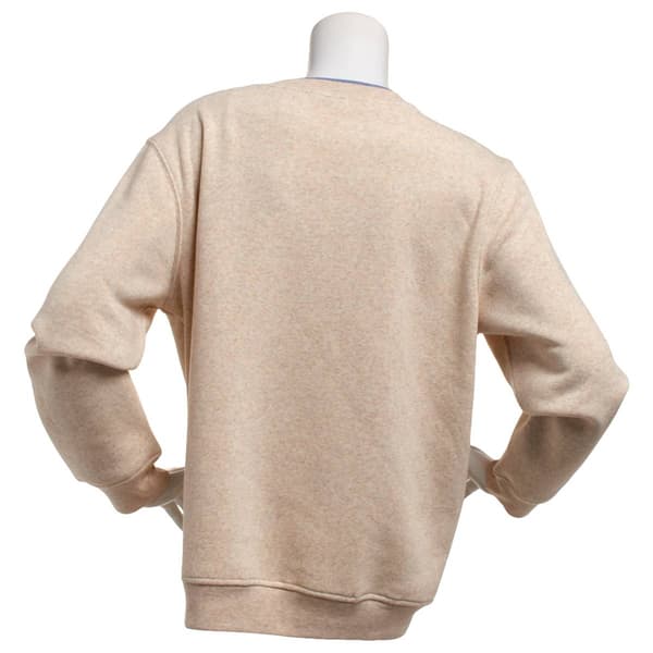Womens Hasting & Smith Bird Vine Embroidered Fleece Sweatshirt