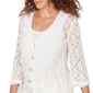 Womens Skye’s the Limit Sunny Blue Skies Lace Cardigan - image 5