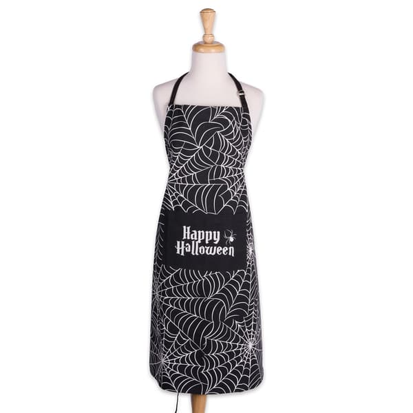 DII(R) Happy Halloween Spider Web Chef Apron - image 
