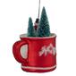 Northlight Seasonal 4.25in. Snowman in a Cup Glass Ornament - image 6